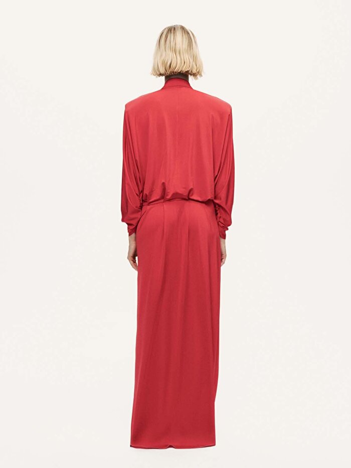 Nocturne Vatkalı Maxi Elbise