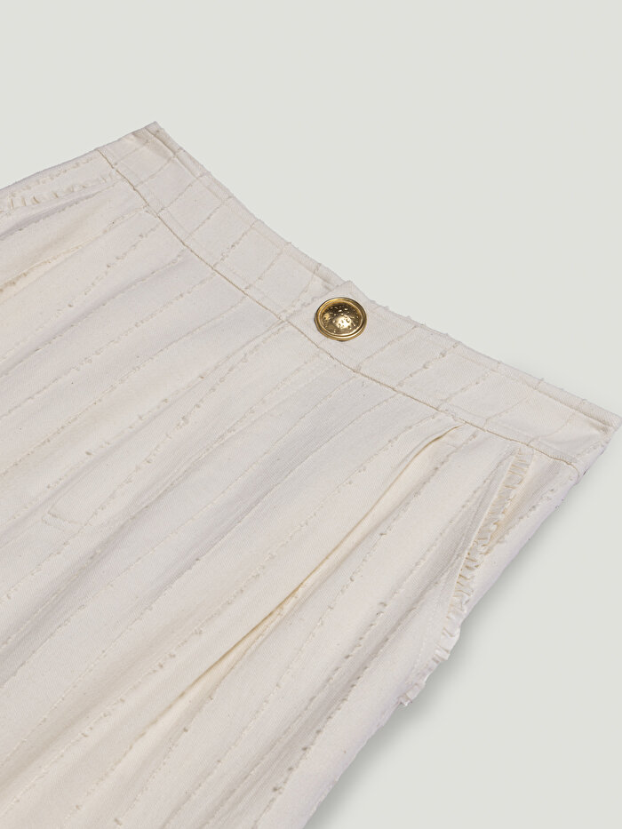 Nocturne Şerit Fırfırlı Pantolon