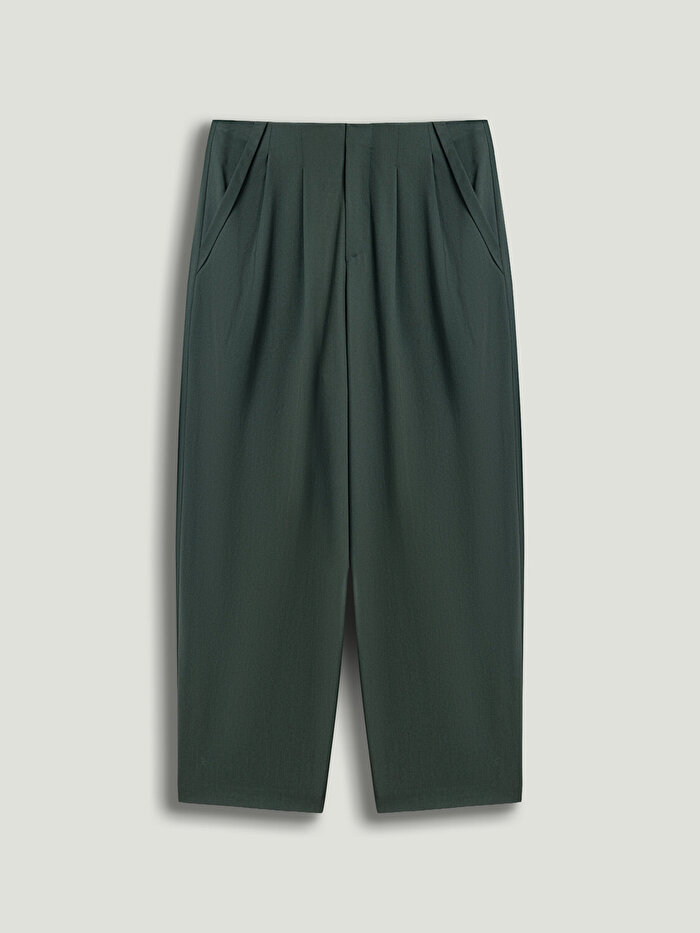 Nocturne Pileli Yüksek Bel Pantolon