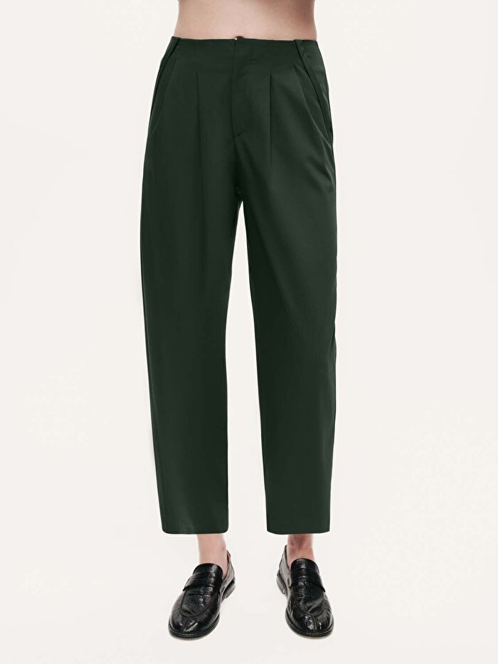 Nocturne Pileli Yüksek Bel Pantolon