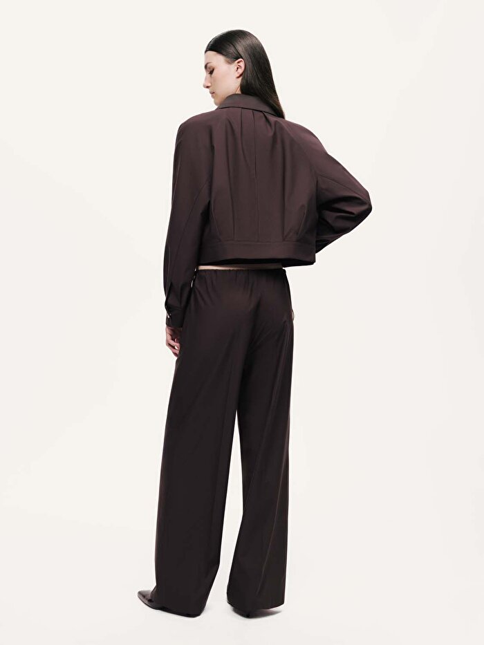 Nocturne Elastik Belli Geniş Paça Pantolon