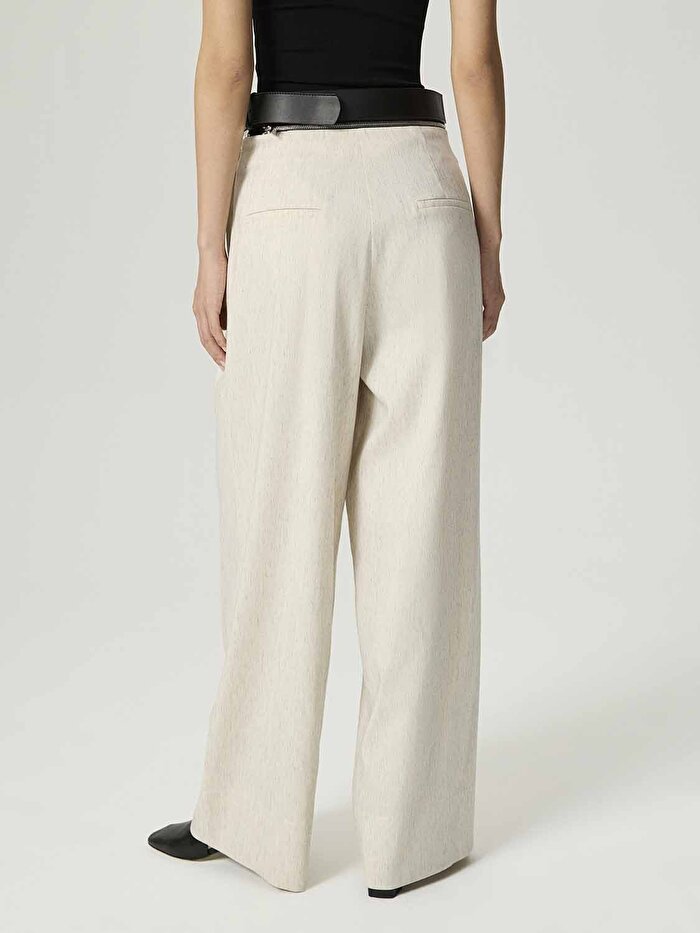 Nocturne Kemer ve Fermuar Detaylı Pantolon