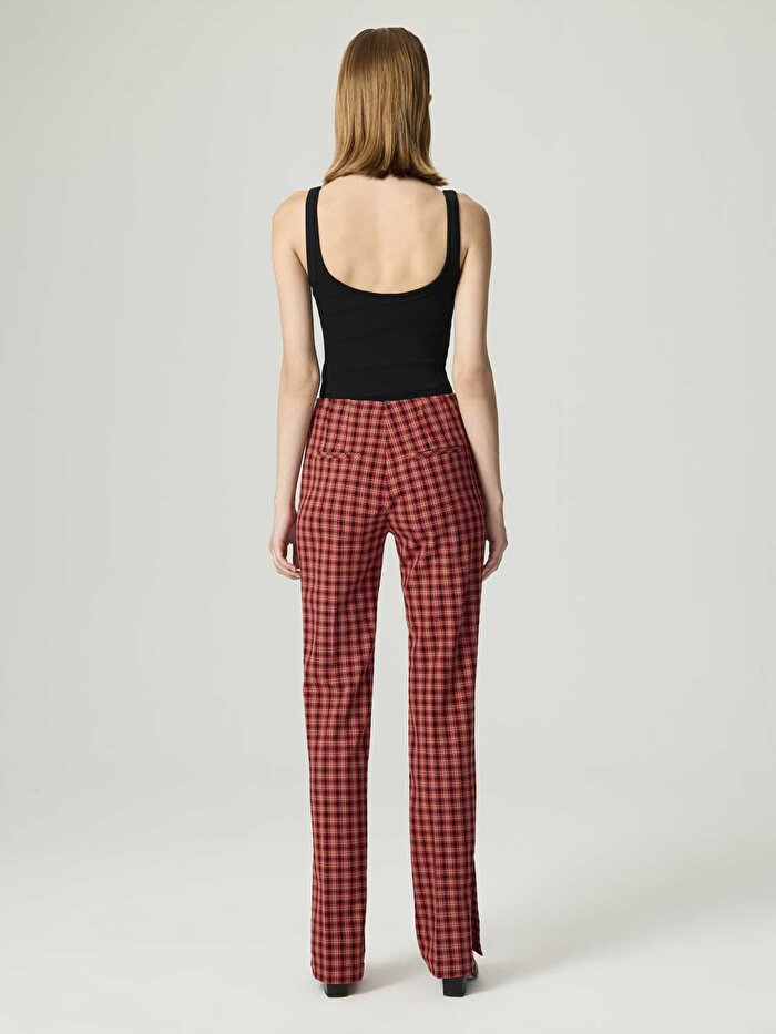 Nocturne Ekoseli Pantolon