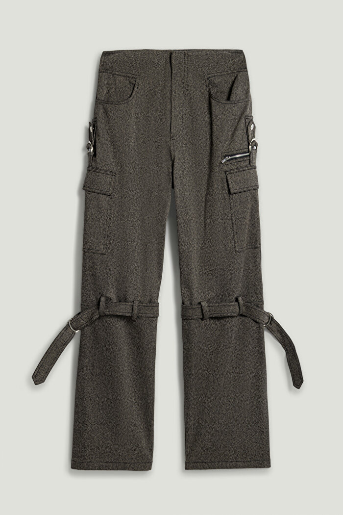 Nocturne Kemer Detaylı Kargo Pantolon