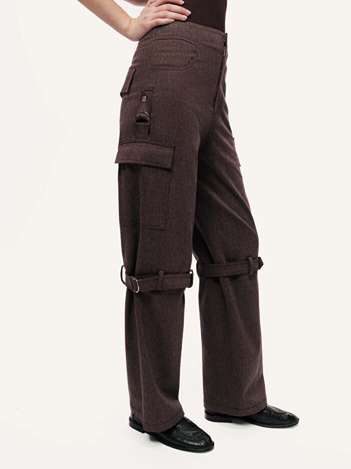 Nocturne Kemer Detaylı Kargo Pantolon