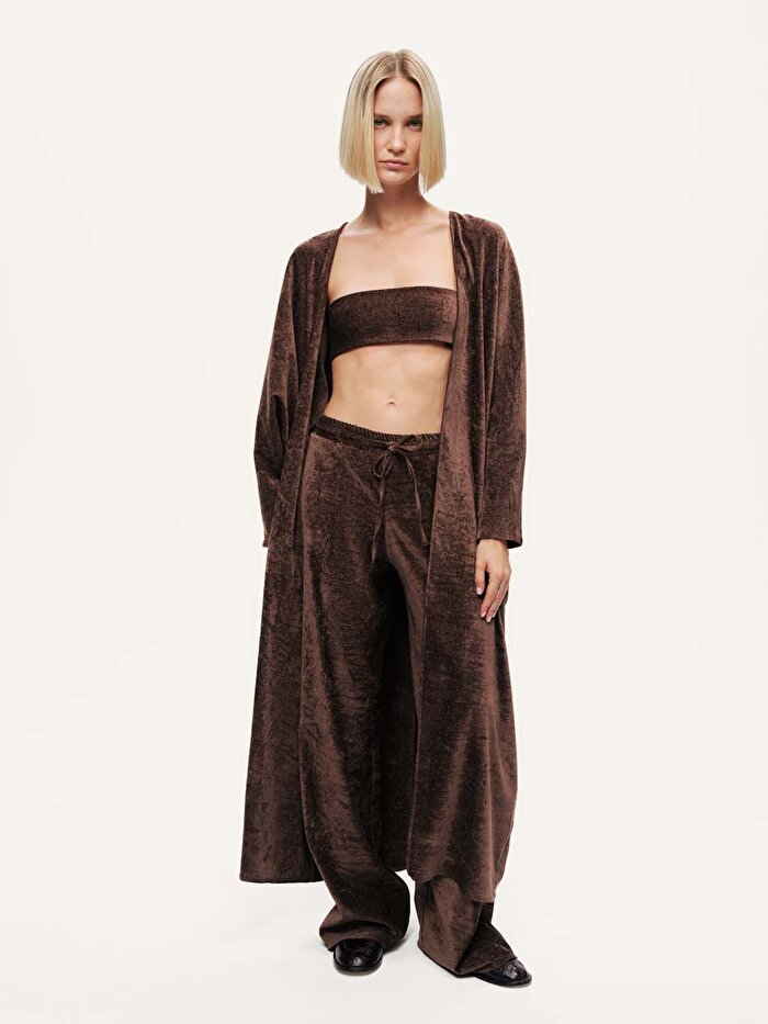 Nocturne Taş Detaylı Bağcıklı Pantolon