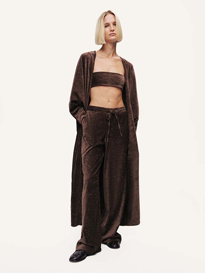 Nocturne Taş Detaylı Bağcıklı Pantolon