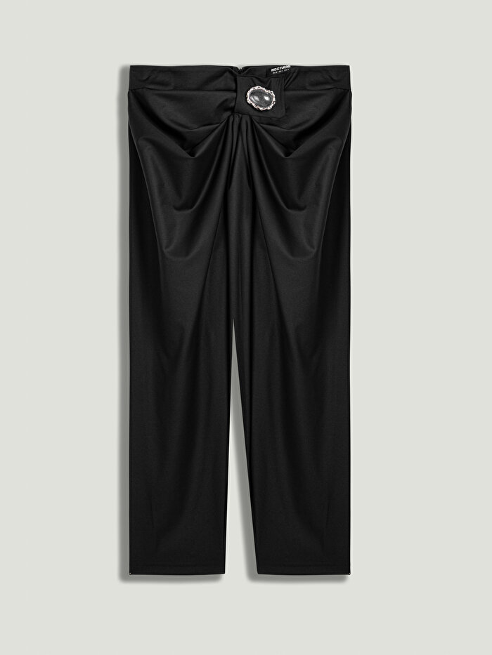 Nocturne Aksesuar Detaylı Pileli Pantolon