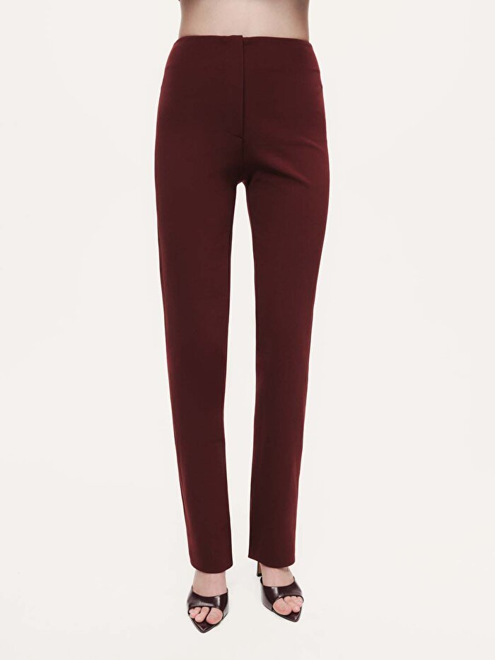 Nocturne Yırtmaçlı Yüksek Bel Pantolon