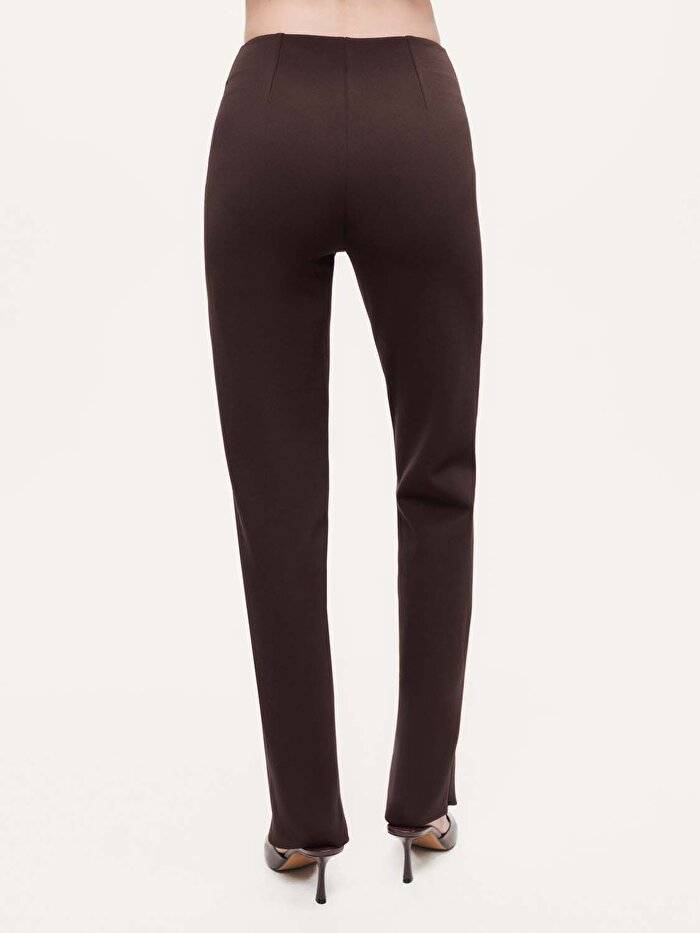 Nocturne Yırtmaçlı Yüksek Bel Pantolon