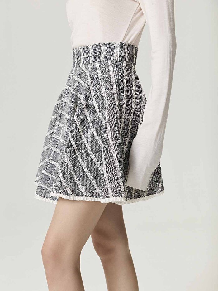 Nocturne Volanlı Mini Etek