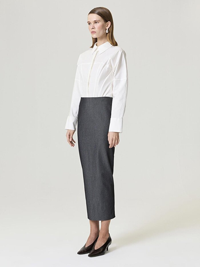 Nocturne Yırtmaçlı Maxi Etek