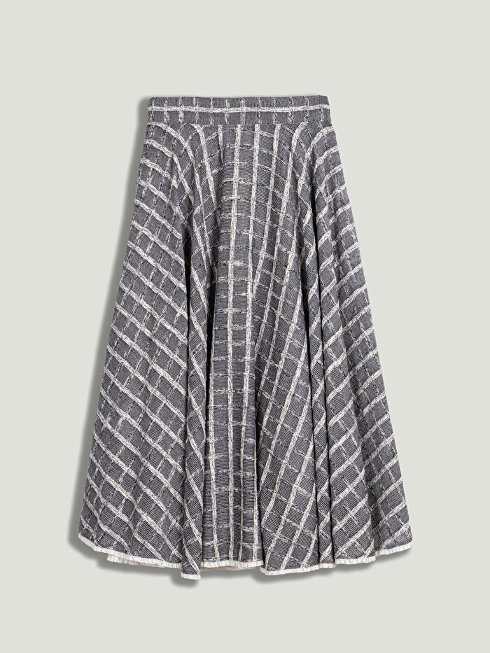 Nocturne Volanlı Midi Etek