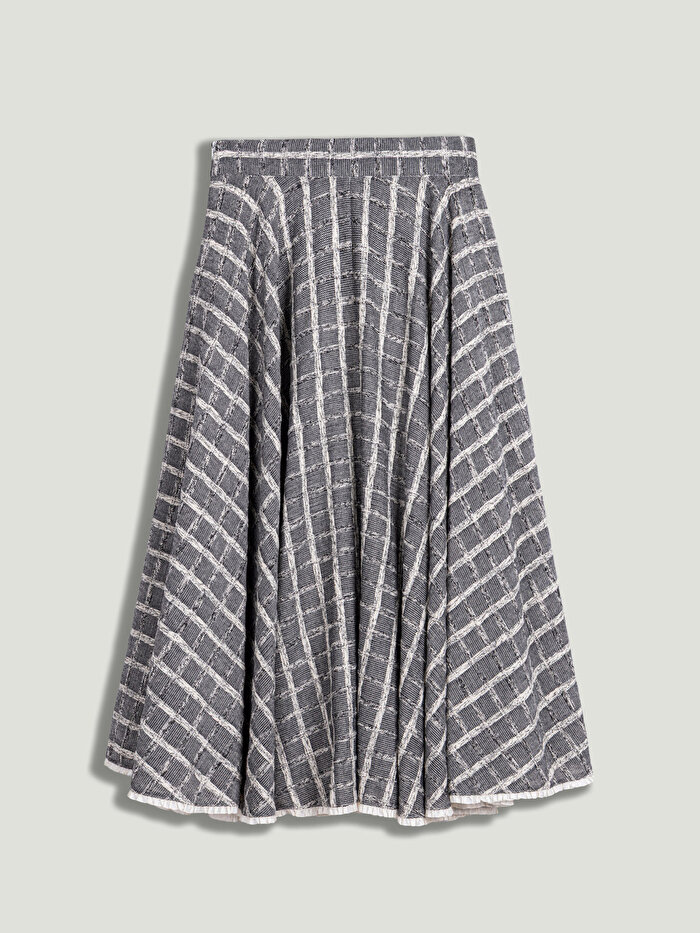 Nocturne Volanlı Midi Etek