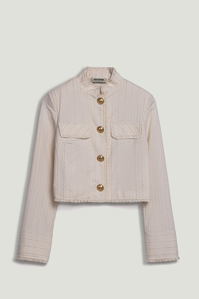 Nocturne Gold Aksesuarlı Ceket