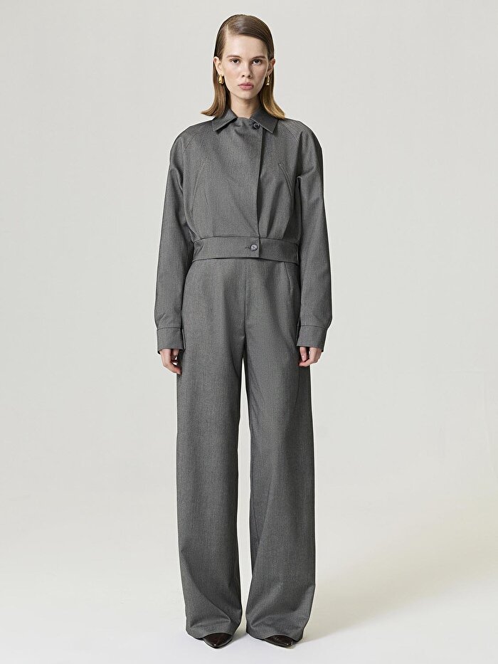 Nocturne Gizli Pat Detaylı Ceket