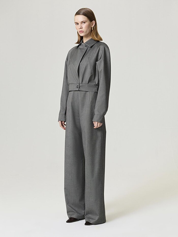 Nocturne Gizli Pat Detaylı Ceket