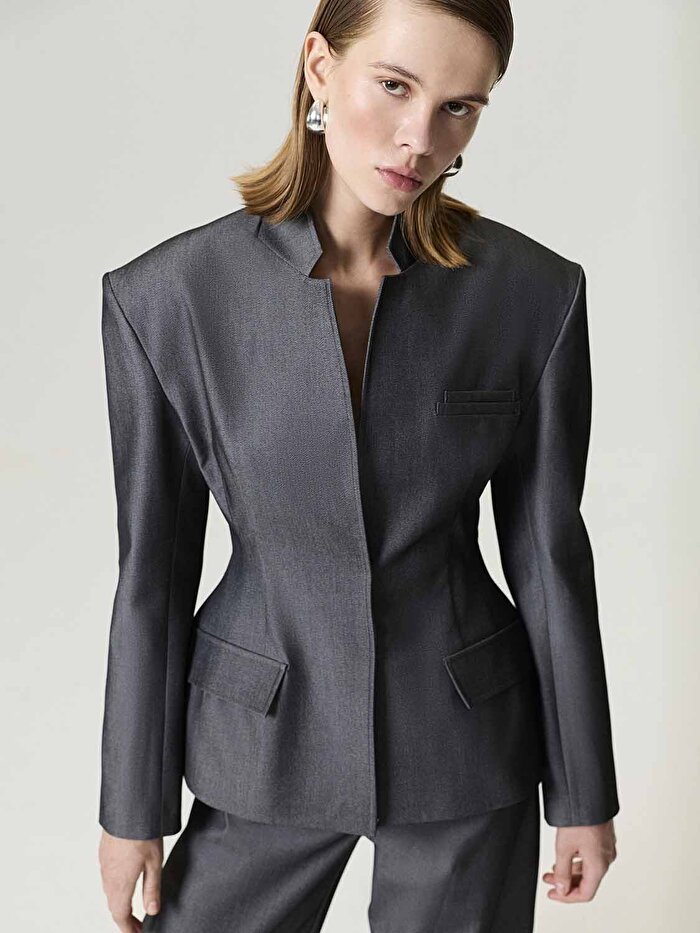 Nocturne Hakim Yaka Vatkalı Ceket