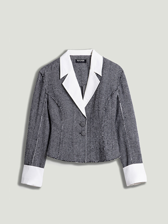 Nocturne Dikiş Detaylı Ceket