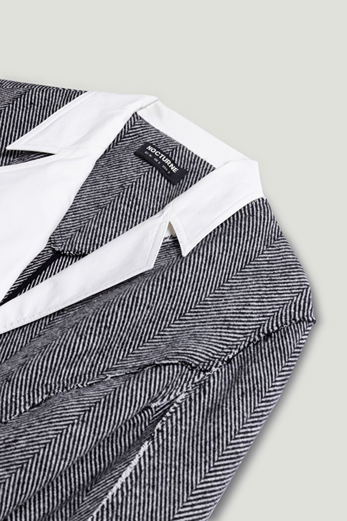 Nocturne Dikiş Detaylı Ceket