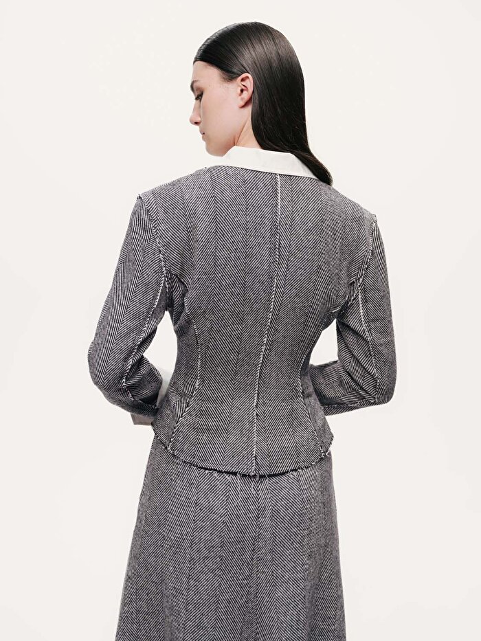 Nocturne Dikiş Detaylı Ceket