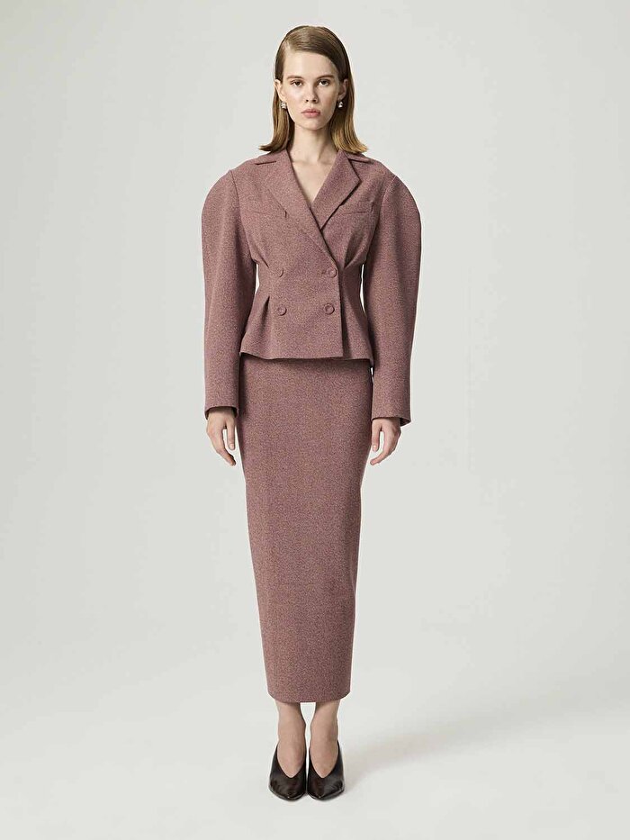 Nocturne Kruvaze Kapamalı Ceket