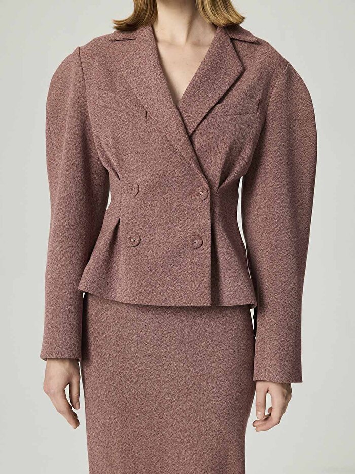 Nocturne Kruvaze Kapamalı Ceket