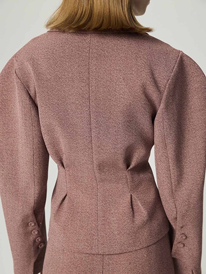 Nocturne Kruvaze Kapamalı Ceket