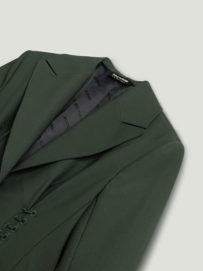 Nocturne Kurdele Detaylı Vatkalı Ceket