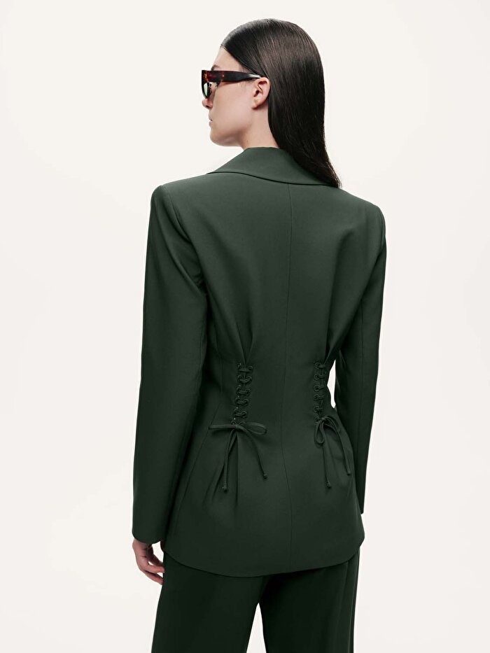 Nocturne Kurdele Detaylı Vatkalı Ceket