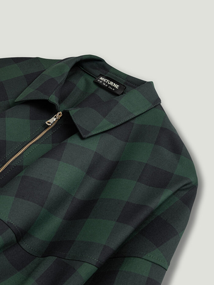 Nocturne Kareli Dökümlü Ceket