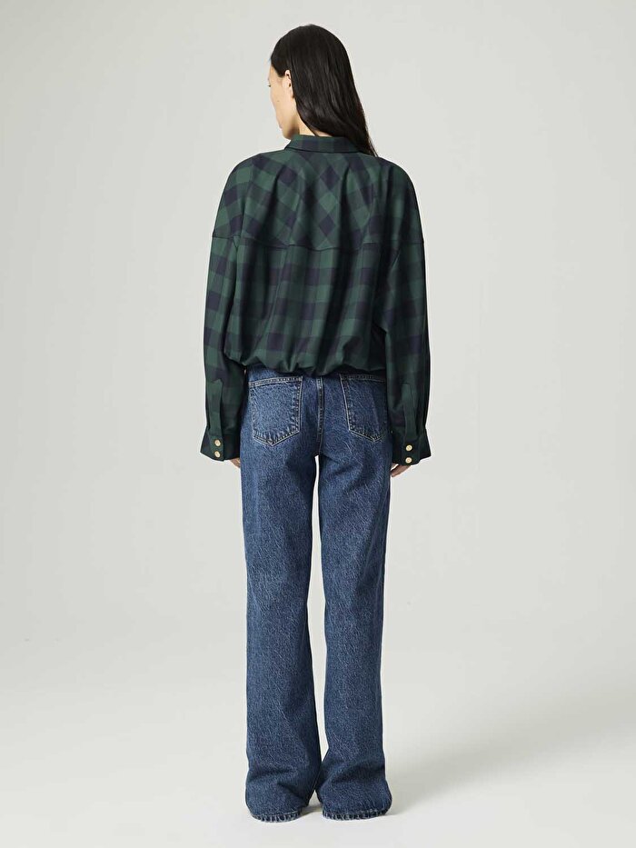 Nocturne Kareli Dökümlü Ceket