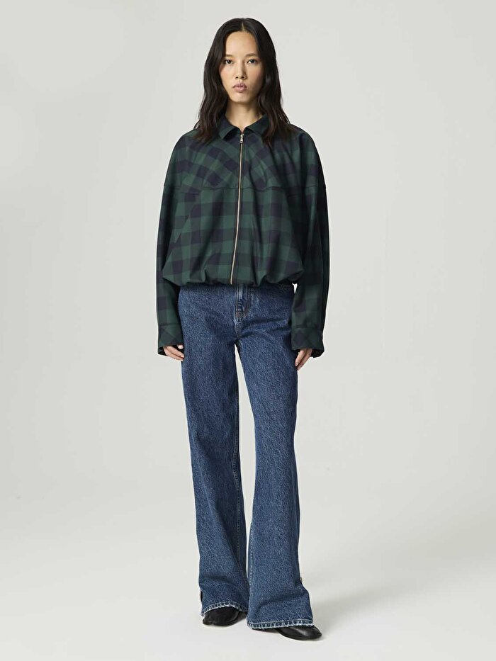 Nocturne Kareli Dökümlü Ceket