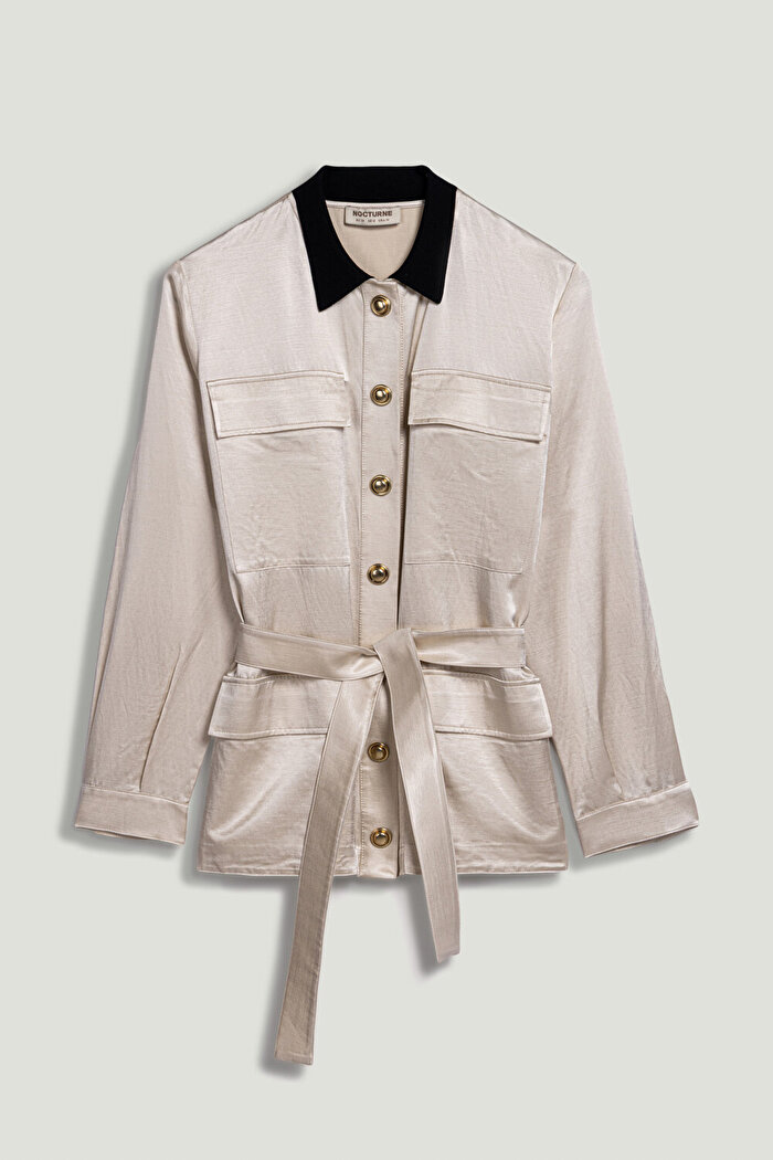 Nocturne Gold Düğme Aksesuarlı Ceket