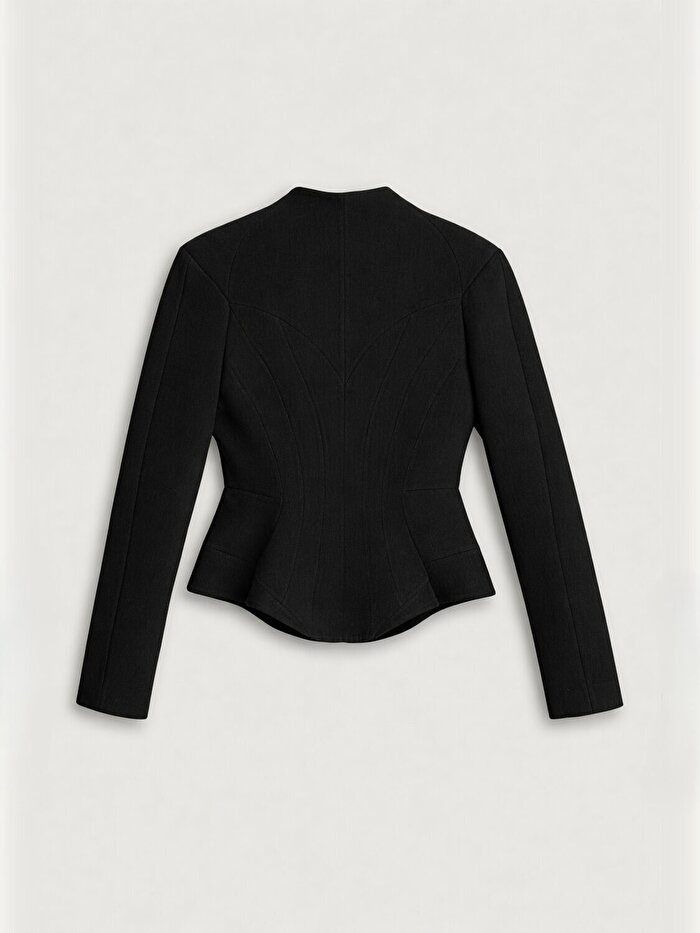 Nocturne Düğme Detaylı Vatkalı Ceket