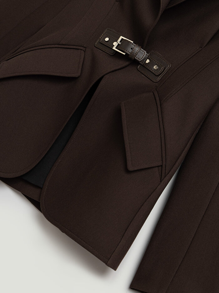 Nocturne Kemer Tasarımlı Blazer Ceket