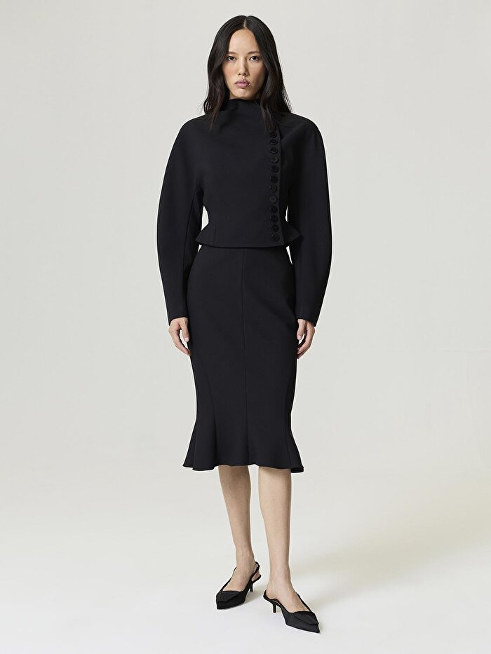 Nocturne Asimetrik Düğme Kapamalı Ceket