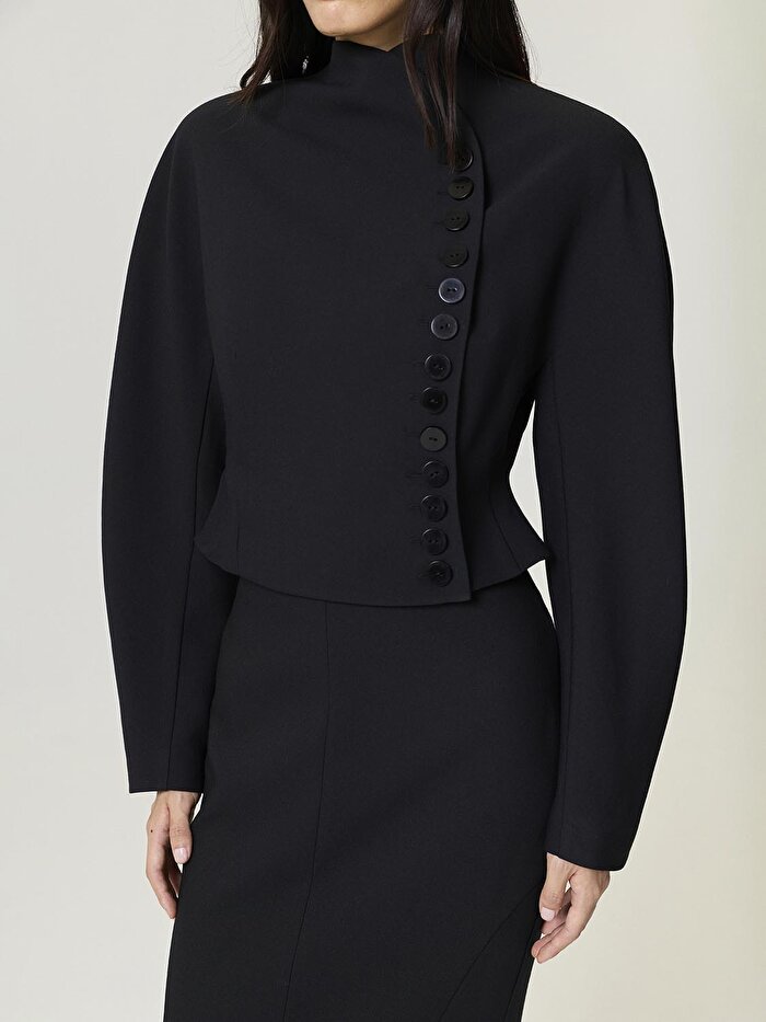 Nocturne Asimetrik Düğme Kapamalı Ceket