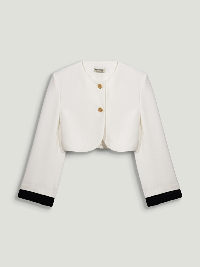 Nocturne Vatkalı Crop Ceket