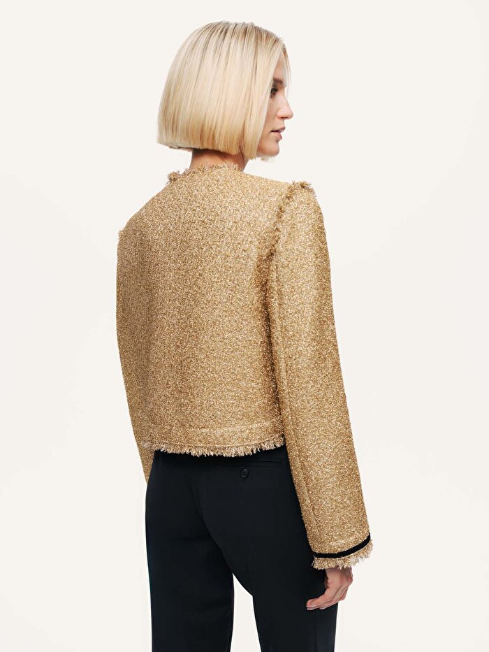 Nocturne Fiyonk Detaylı Tüvit Ceket