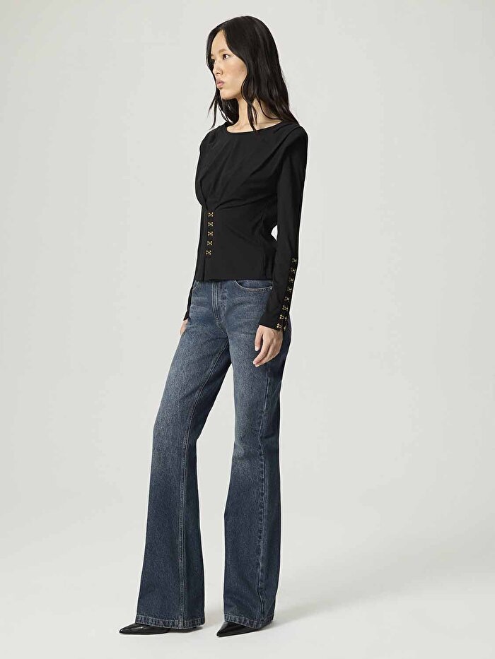 Nocturne Agraf Detaylı Bluz