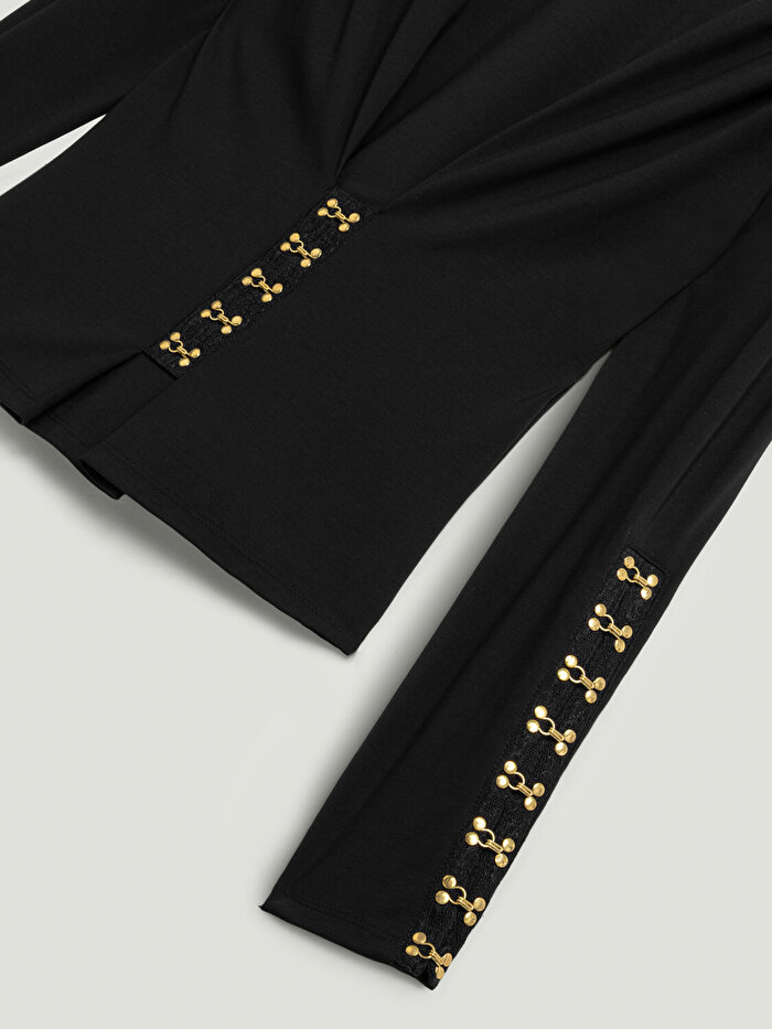 Nocturne Agraf Detaylı Bluz