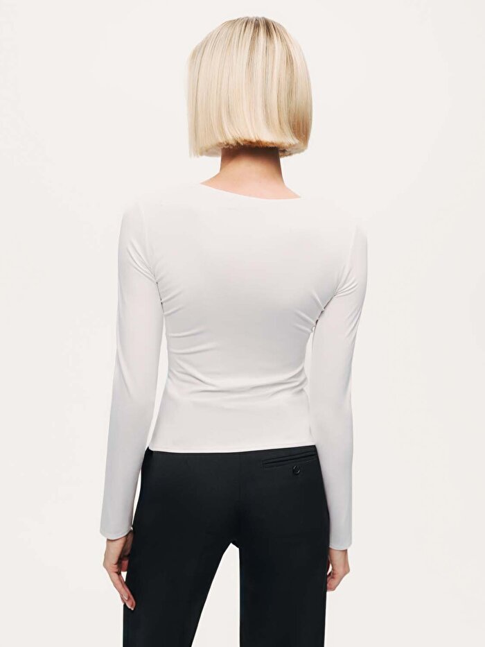 Nocturne Drape Detaylı Bluz