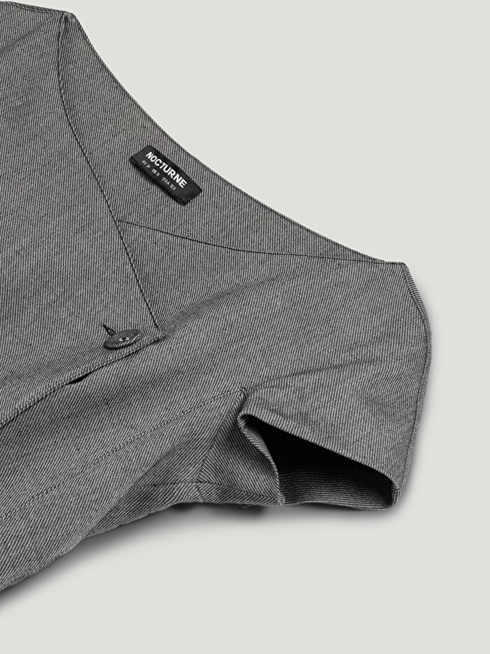 Nocturne Kruvaze Düğme Kapamalı Yelek