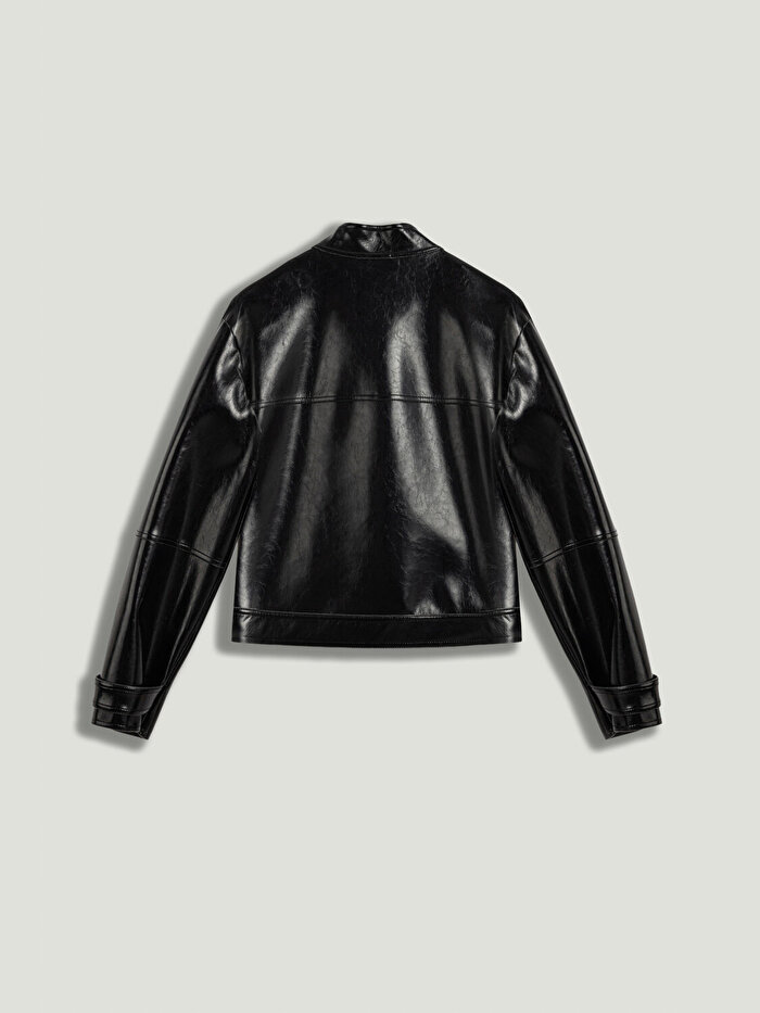 Nocturne Suni Deri Biker Mont