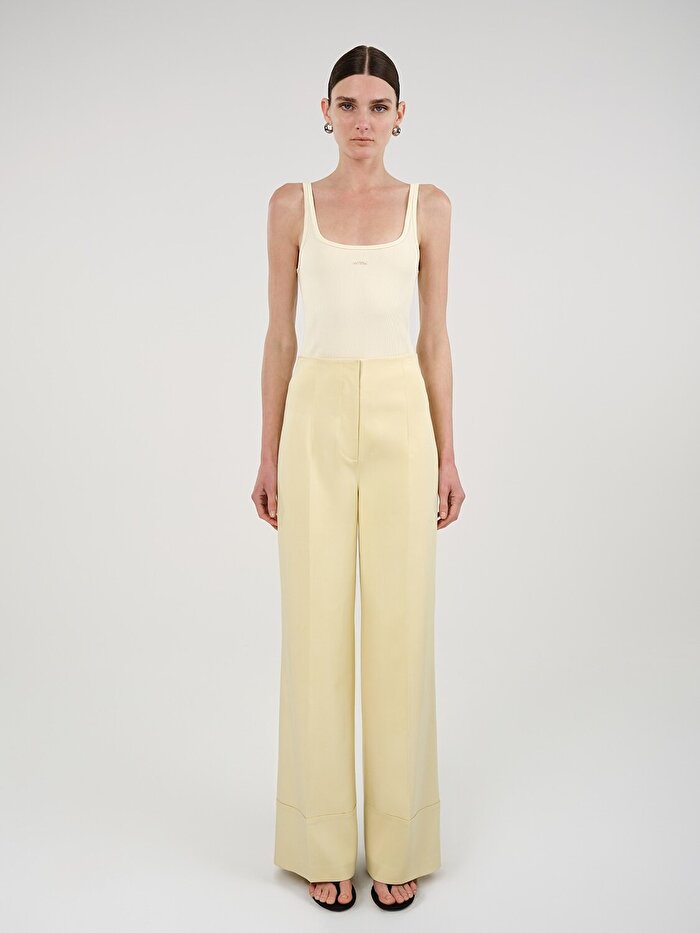 Nocturne Bisiklet Yaka Crop Top