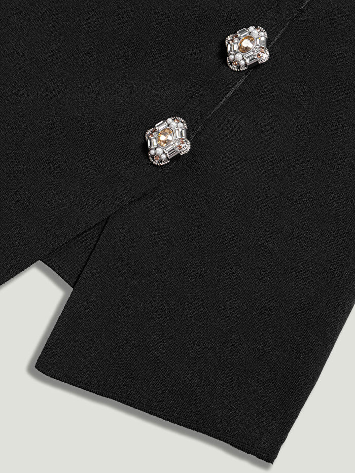 Nocturne Aksesuar Düğme Detaylı Triko