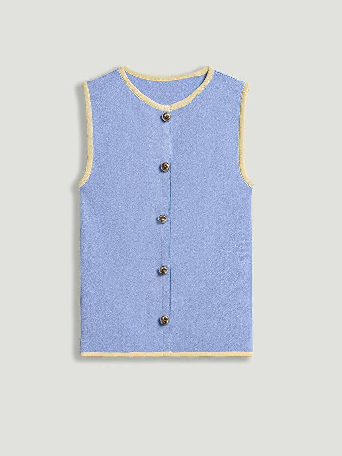 Nocturne Düğme Aksesuarlı Triko