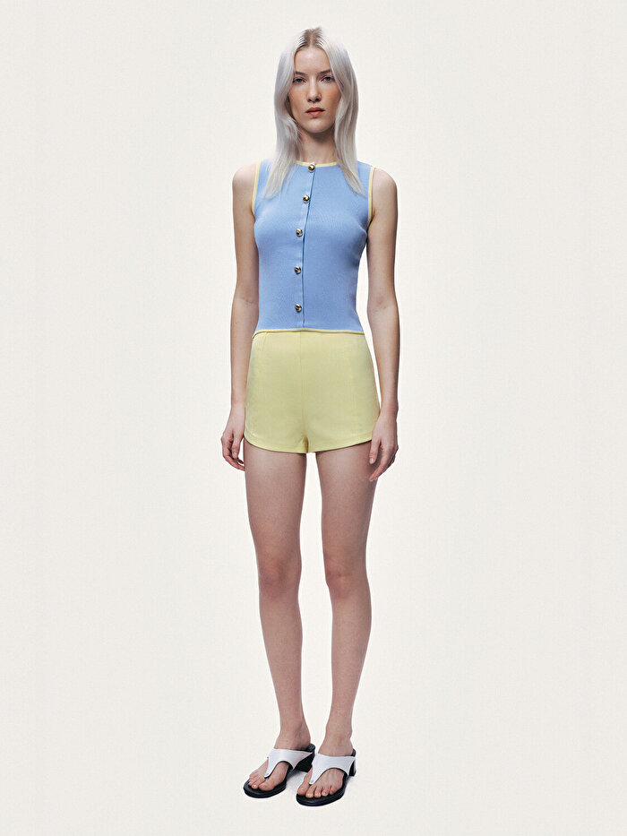 Nocturne Düğme Aksesuarlı Triko