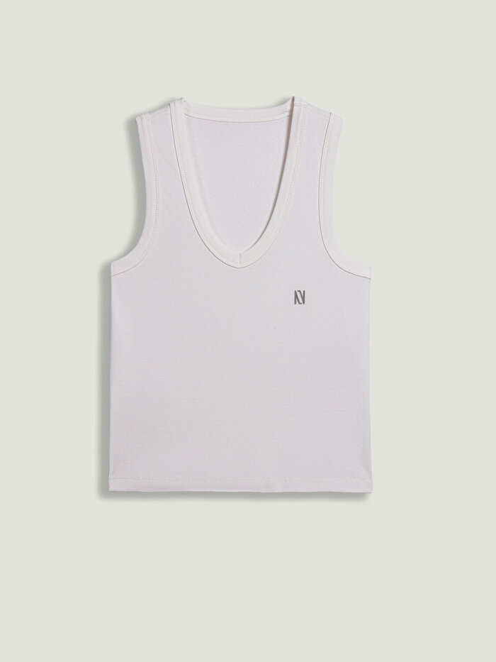 Nocturne V Yaka Kolsuz Tişört